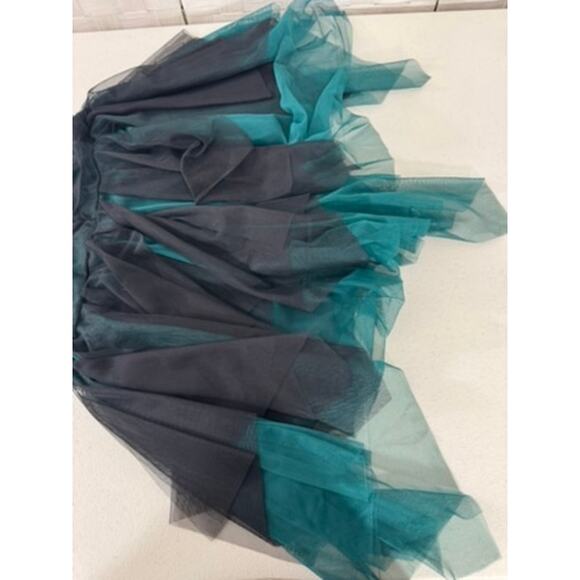 "MASQUERADE" Vintage Babydoll Sheer Asymmetrical Fairy Whimsy SZ 7/8 Hoco Dress - Picture 8 of 12